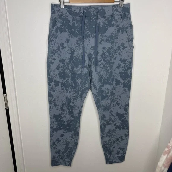 LULULEMON Men’s Blue Tie Dye City Sweat Jogger Sweatpants
